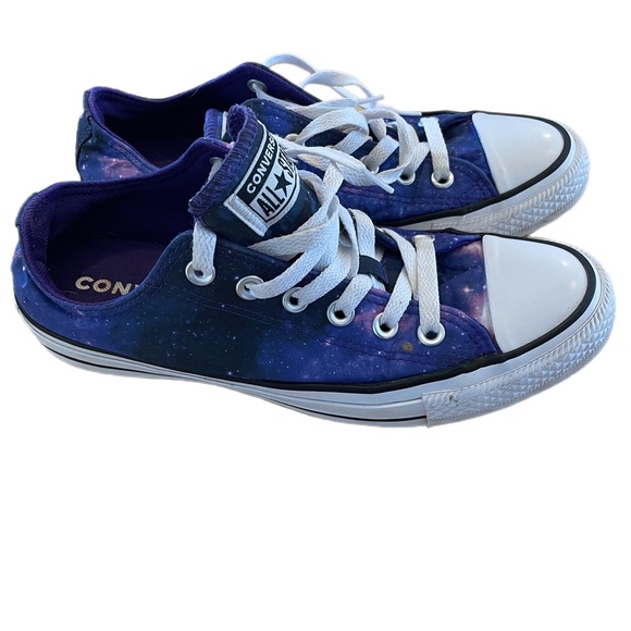 Converse Shoes - Converse galaxy design sneakers, size women’s 8. Excellent condition.